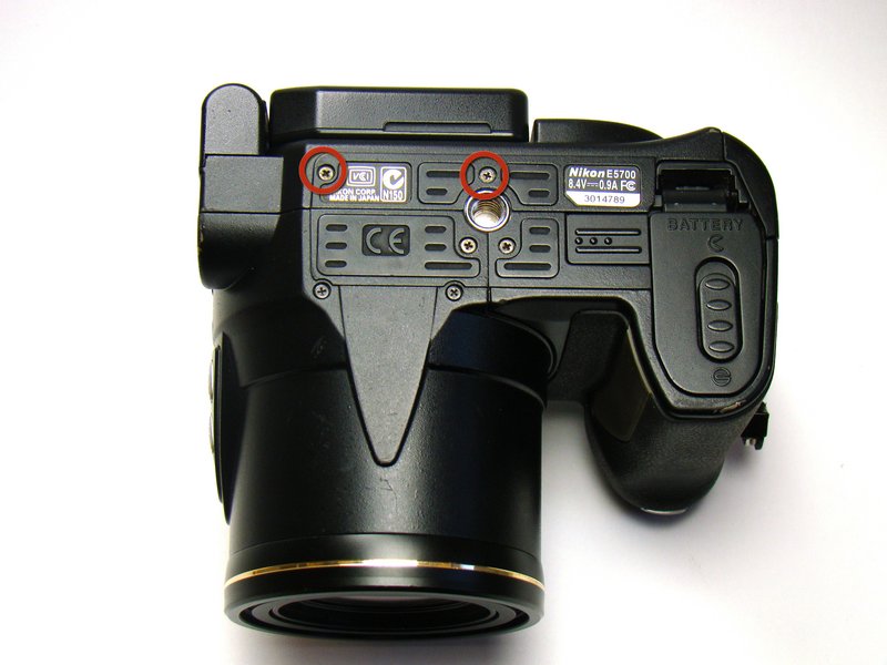 Nikon Coolpix E5700 Back Panel Replacement
