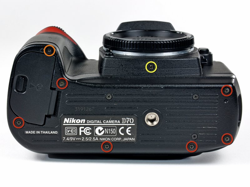 Nikon D70 Bottom Cover Replacement