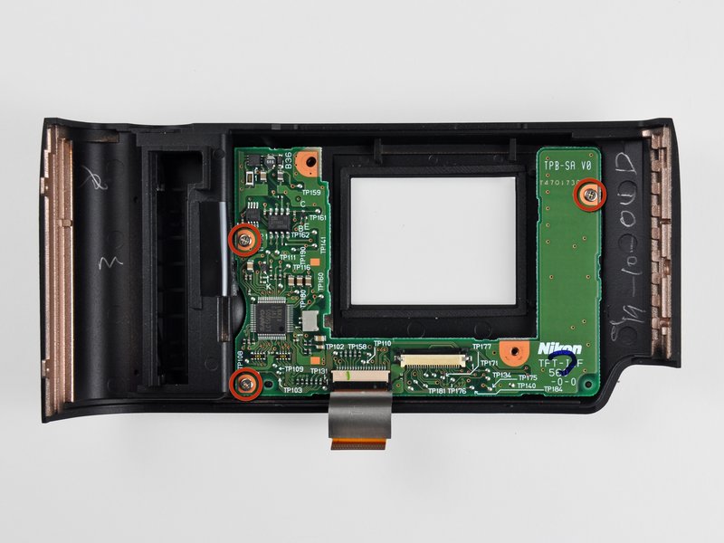 Nikon D70 LCD Board Replacement
