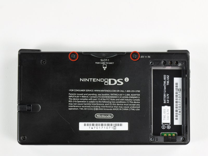 Nintendo DSi Lower Case Assembly Replacement