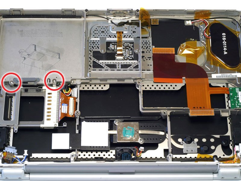 PowerBook G4 Titanium Mercury PC Card Cage Replacement
