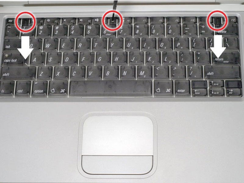 PowerBook G4 Titanium Onyx Keyboard Replacement