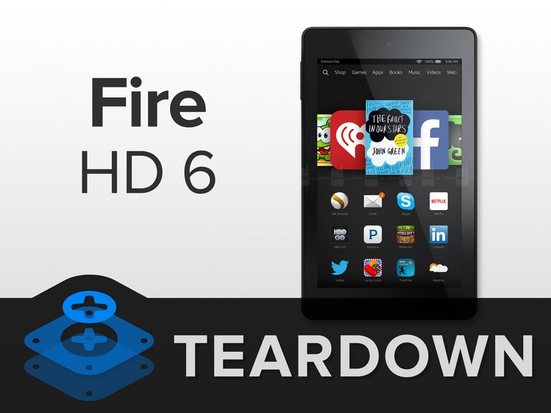 Kindle Fire HD 6 Teardown